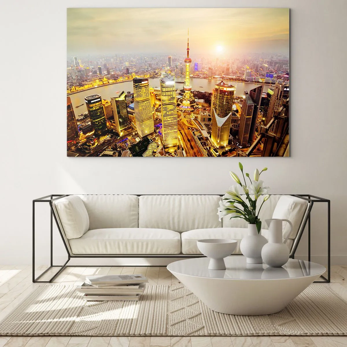 Tablou pe sticlă - Visul asiatic - 120x80 cm