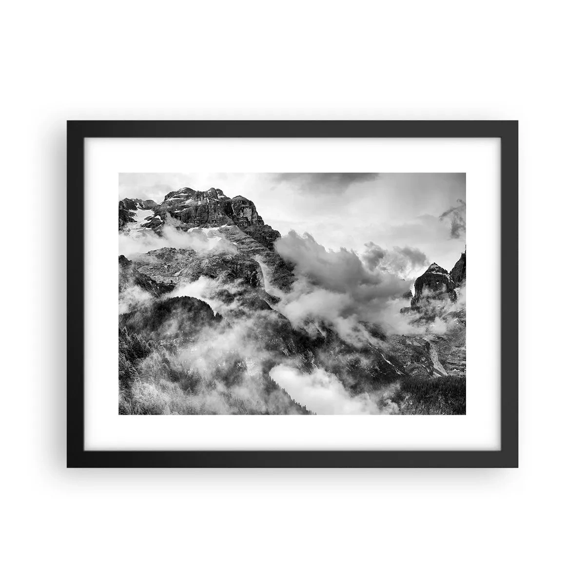 Poster în ramă neagră - Frumoase și crude - 40x30 cm