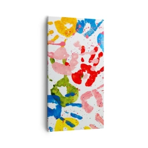 Tablou pe pânză - Du-te după urmele - 55x100 cm