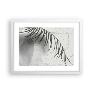 Poster în ramă albă - Exotismul subtil al naturii - 40x30 cm