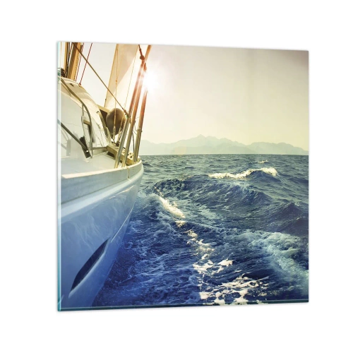 Tablou pe sticlă - După aventură - 40x40 cm