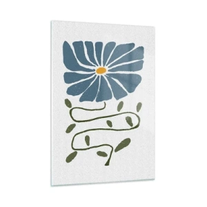 Tablou pe sticlă - De la creangă la floare - 50x70 cm