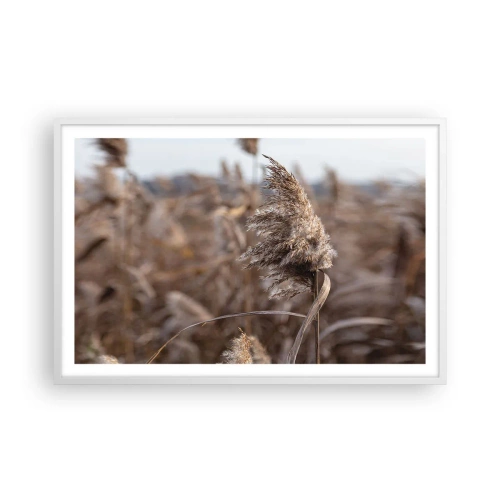 Poster în ramă albă - E timpul să zbori cu vântul - 91x61 cm