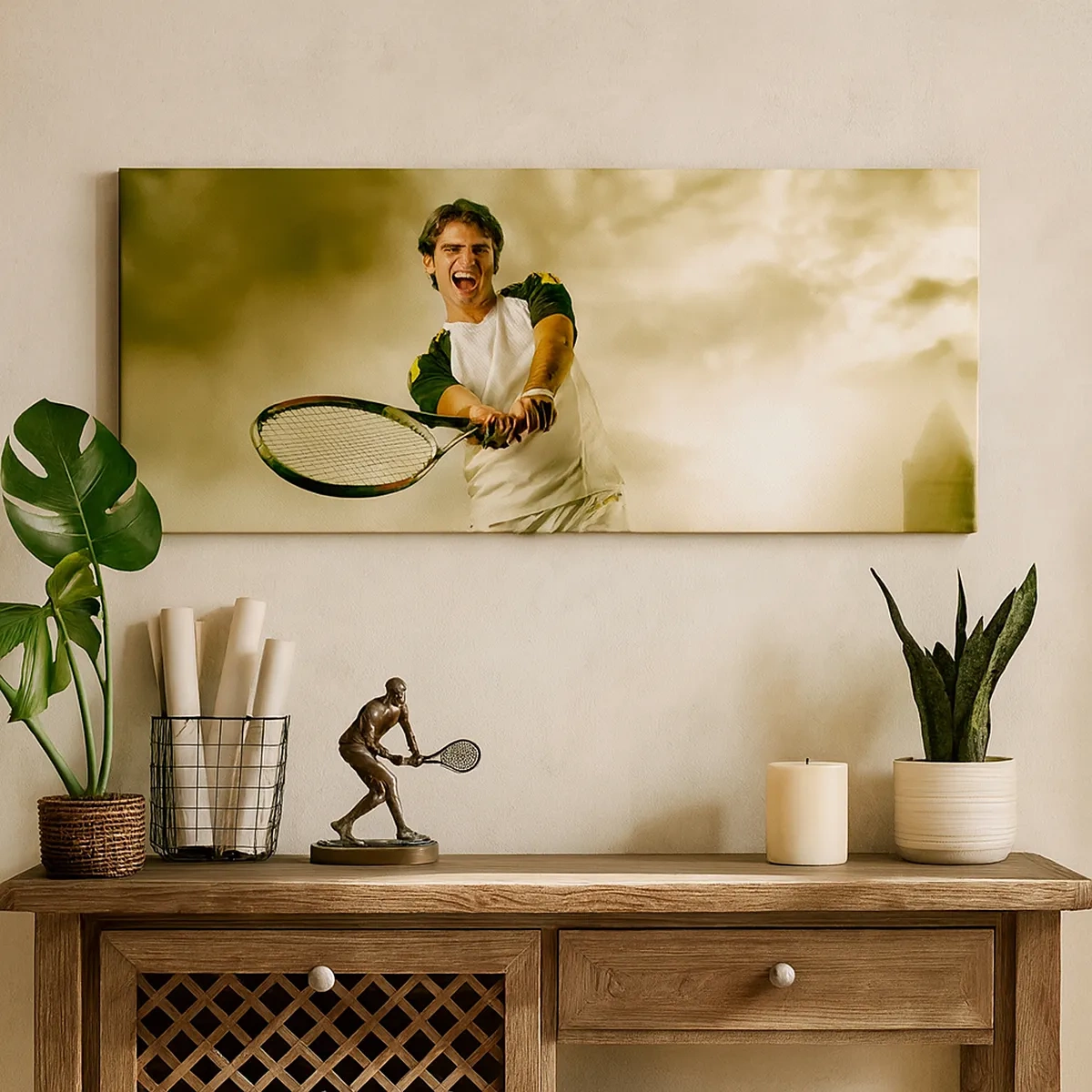 Tablou pe pânză - Energie și bucurie - 30x30 cm