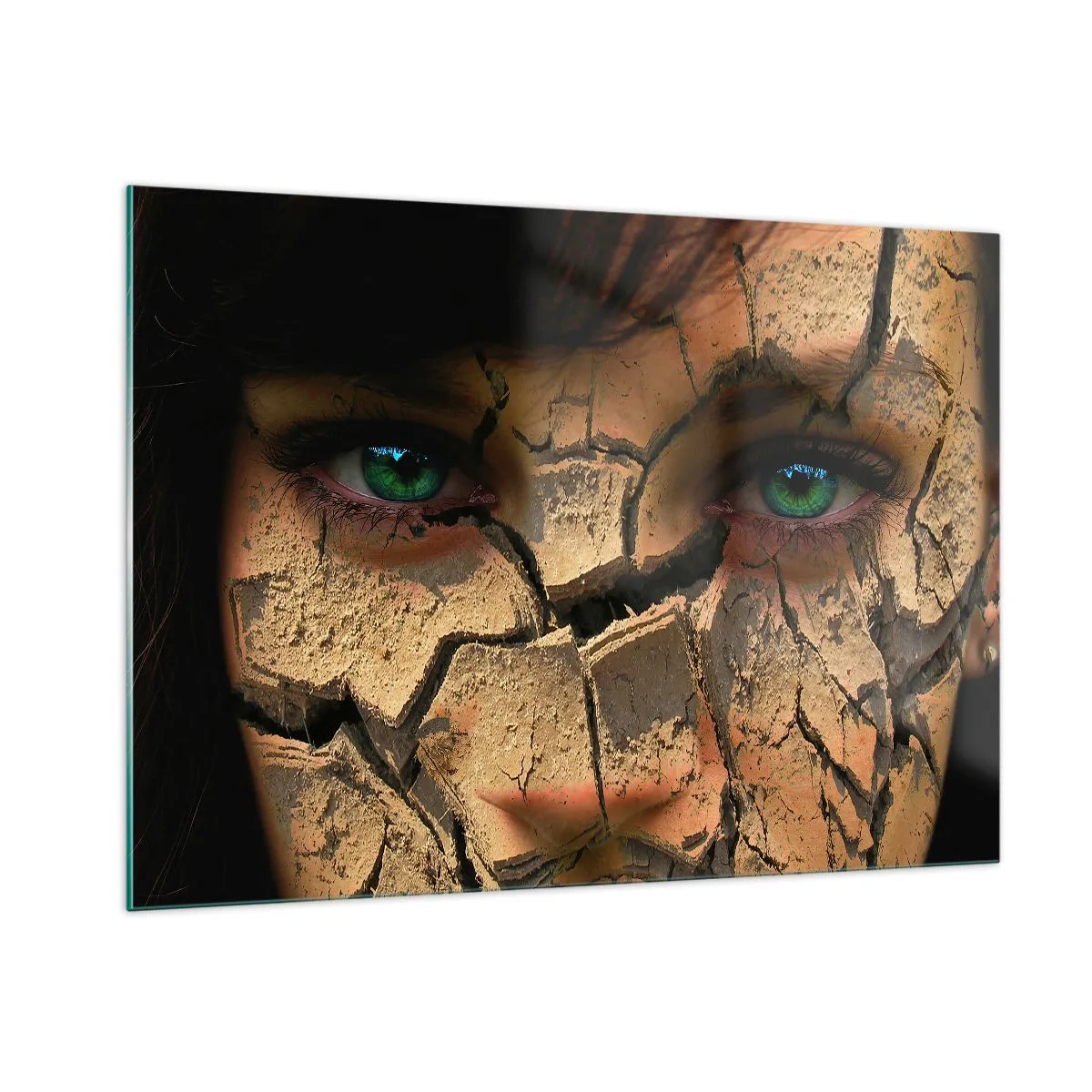 Tablou pe sticlă - Încântare și groază în același timp - 100x70 cm