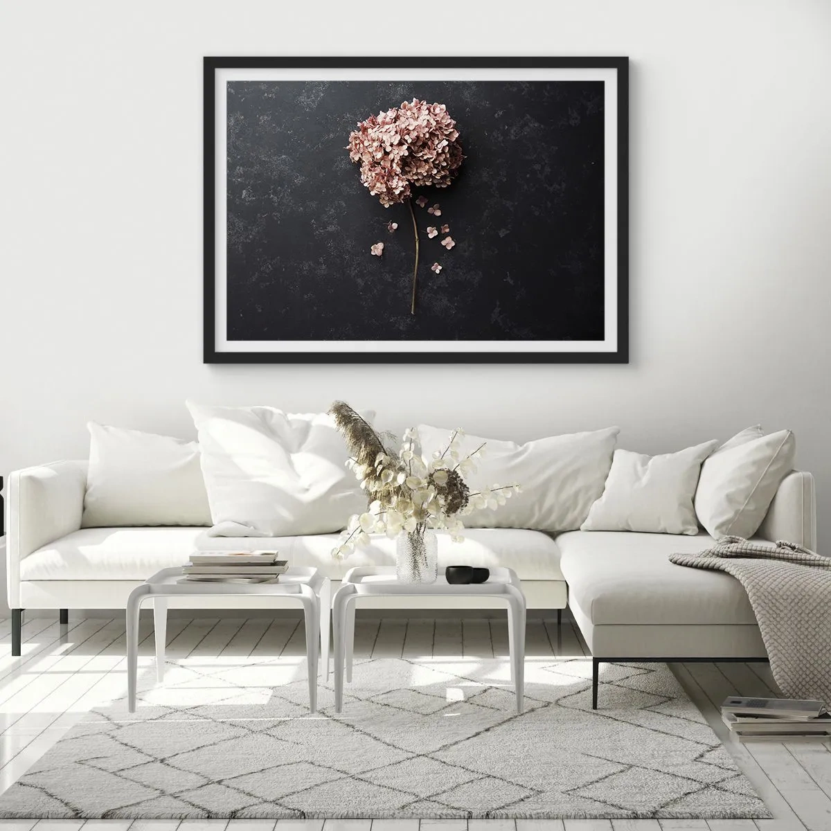Poster în ramă neagră - Un semn cu adevărat romantic - 70x50 cm