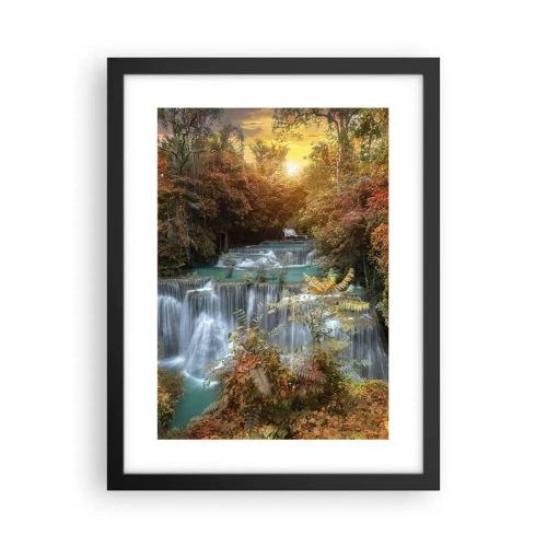 Poster în ramă neagră - Comoara ascunsă a pădurii - 30x40 cm