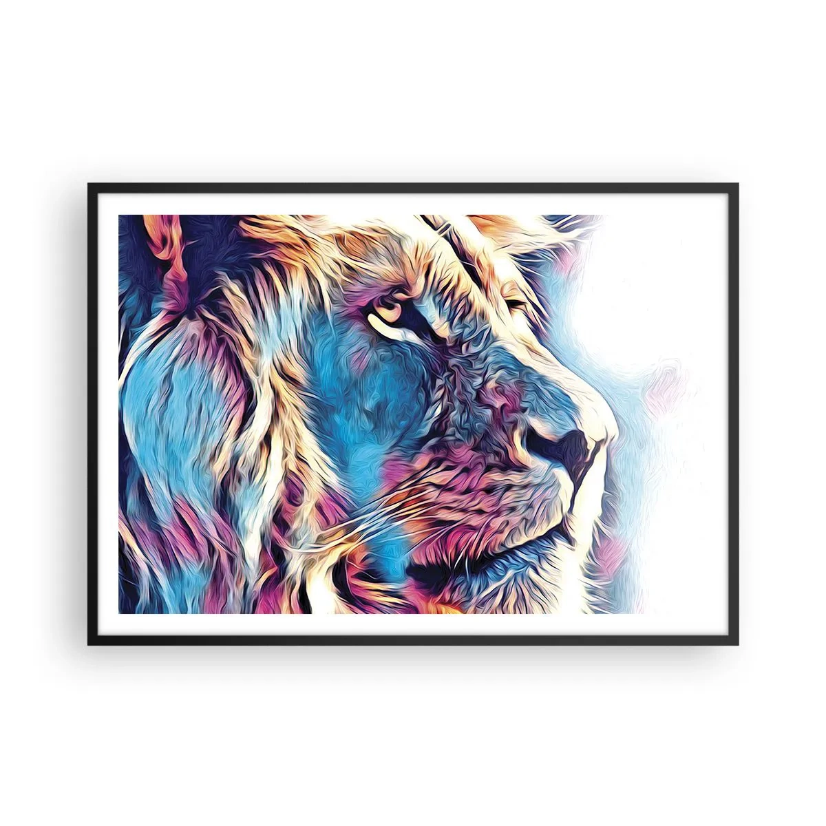 Poster în ramă neagră - Înțelepciunea naturii - 100x70 cm