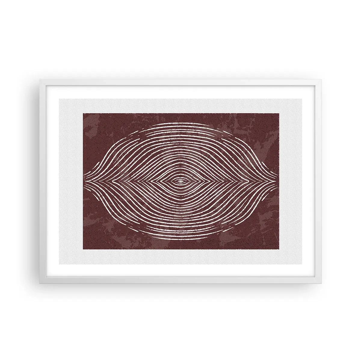 Poster în ramă albă - Spațiul vorbește - 70x50 cm