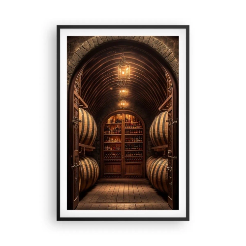 Poster în ramă neagră - Beciul cu atmosferă - 61x91 cm