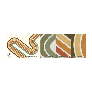 Mostră tapet Premium Sand - Cu zigzag până la destinație - Abstracția, Bucată, Model modern - 100x30 cm