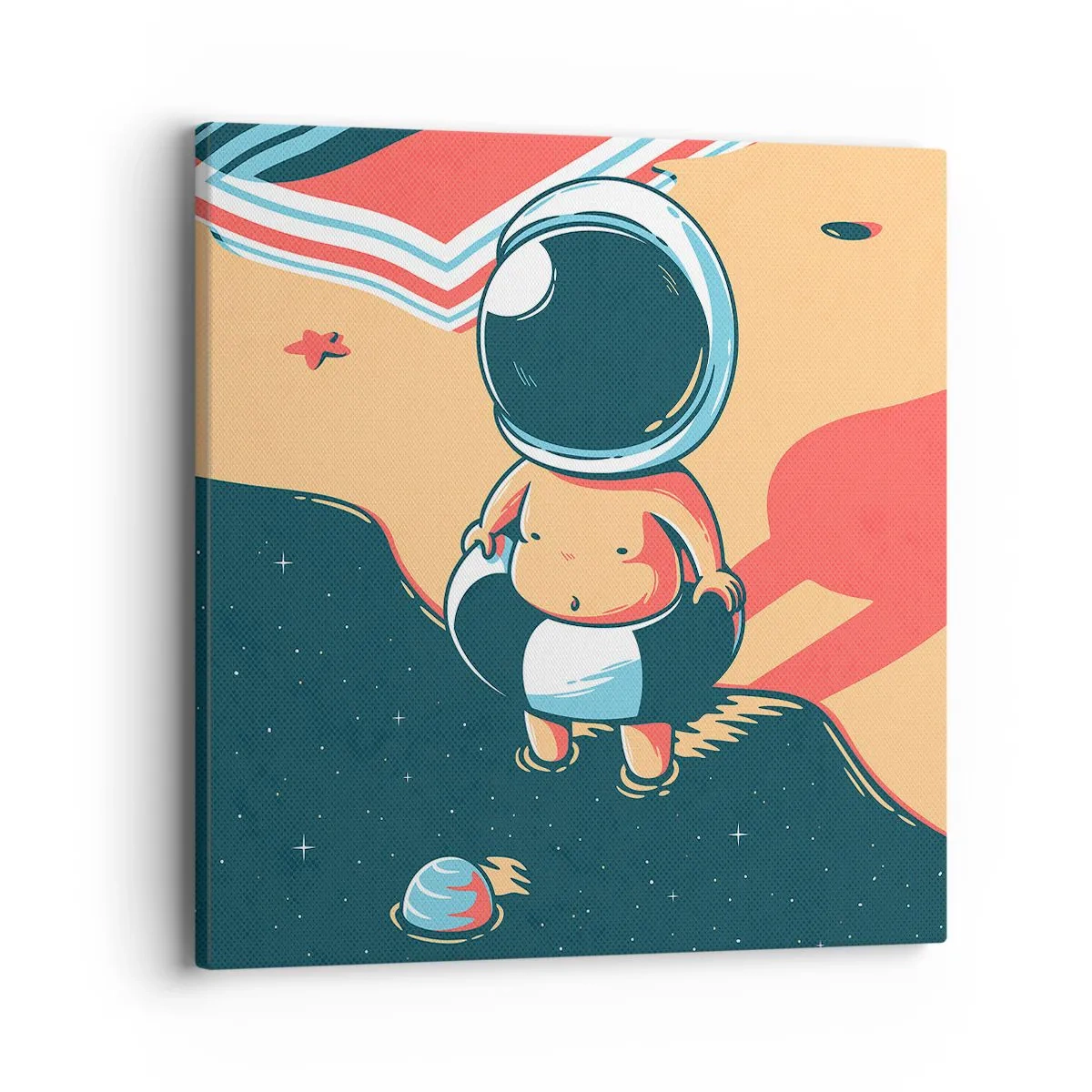 Tablou pe pânză - Dintr-o perspectivă diferită - 40x40 cm