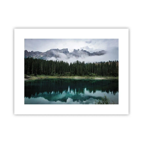 Poster - Liniște, liniște, să nu trezim apa care doarme... - 40x30 cm