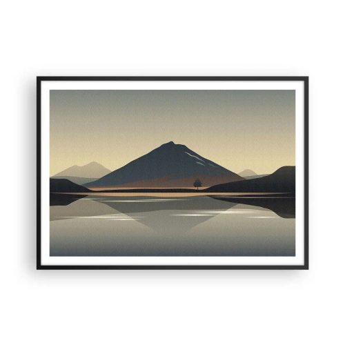 Poster în ramă neagră - În oglindă - 100x70 cm