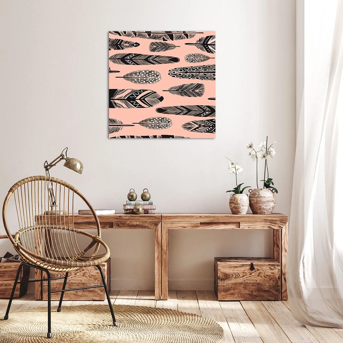 Tablou pe pânză - Colecție indiană - 70x70 cm