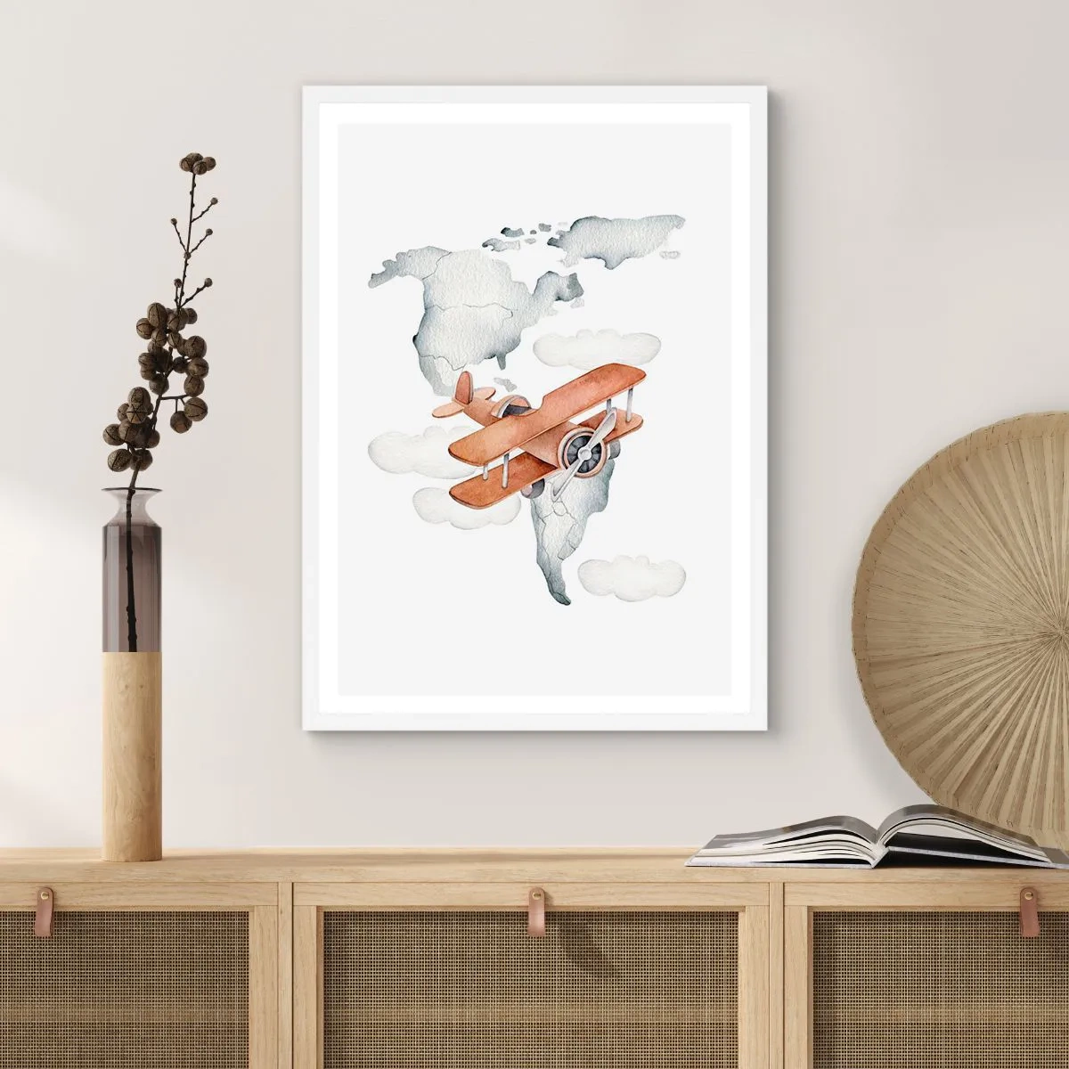 Poster în ramă albă - În spirit de pionierat - 70x100 cm