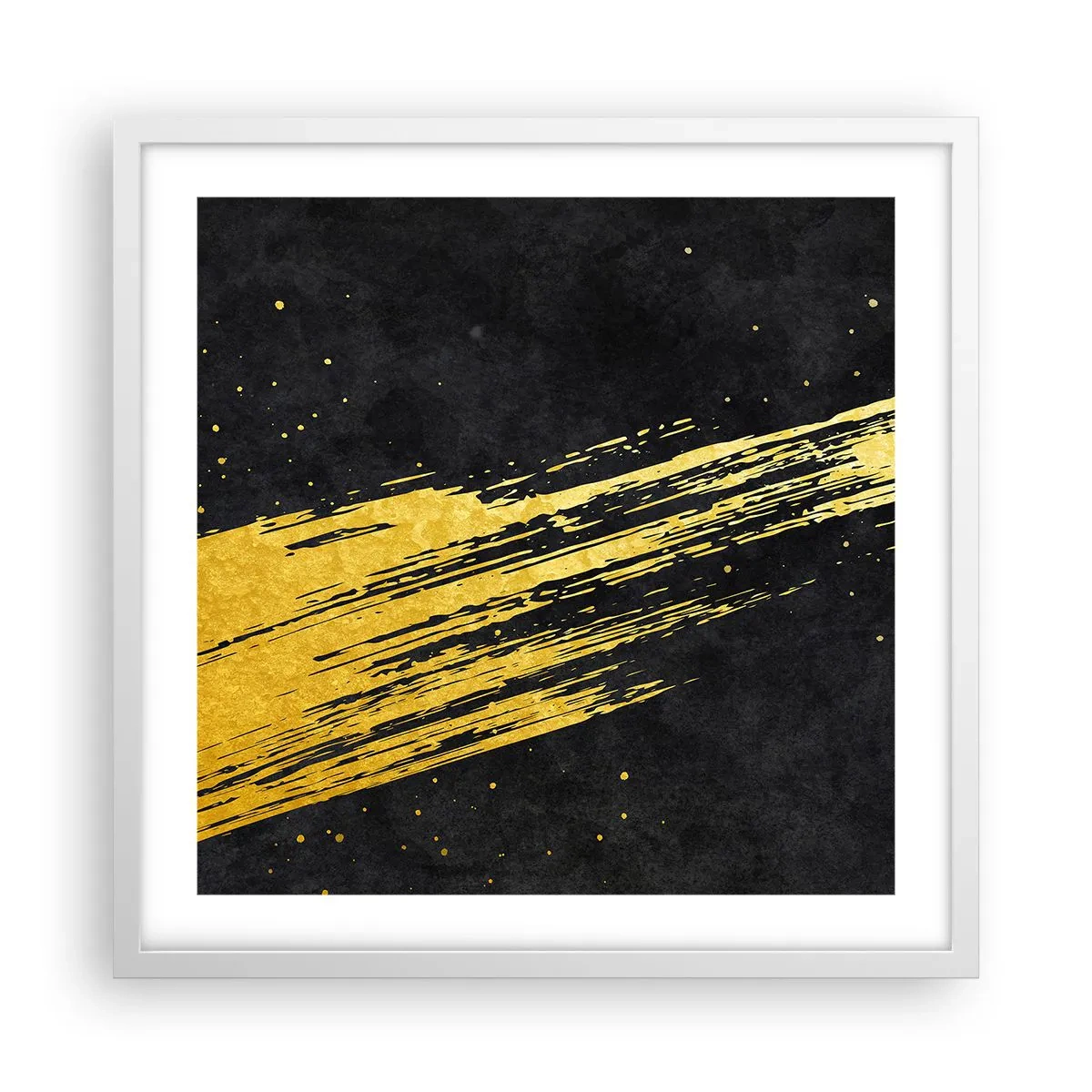 Poster în ramă albă - Salt în hiperspațiu - 50x50 cm