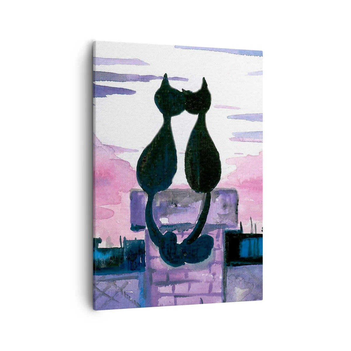 Tablou pe pânză - Rendez-vous sub lună - 50x70 cm