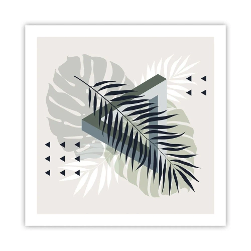 Poster - Natura și geometria - două ordine? - 60x60 cm