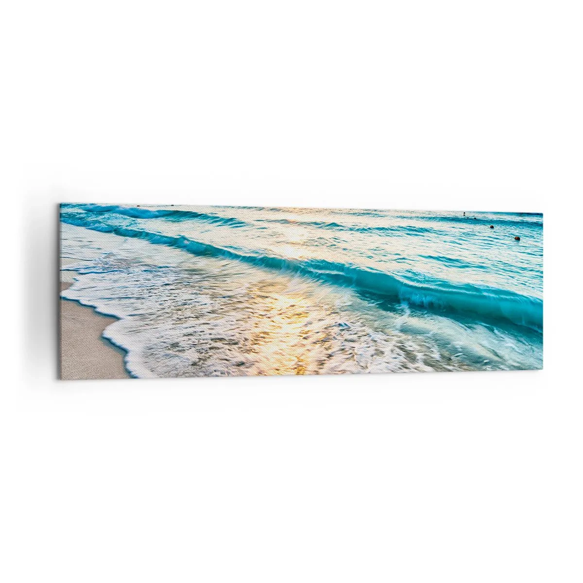 Tablou pe pânză - Priveliștea cu apus de soare - 160x50 cm