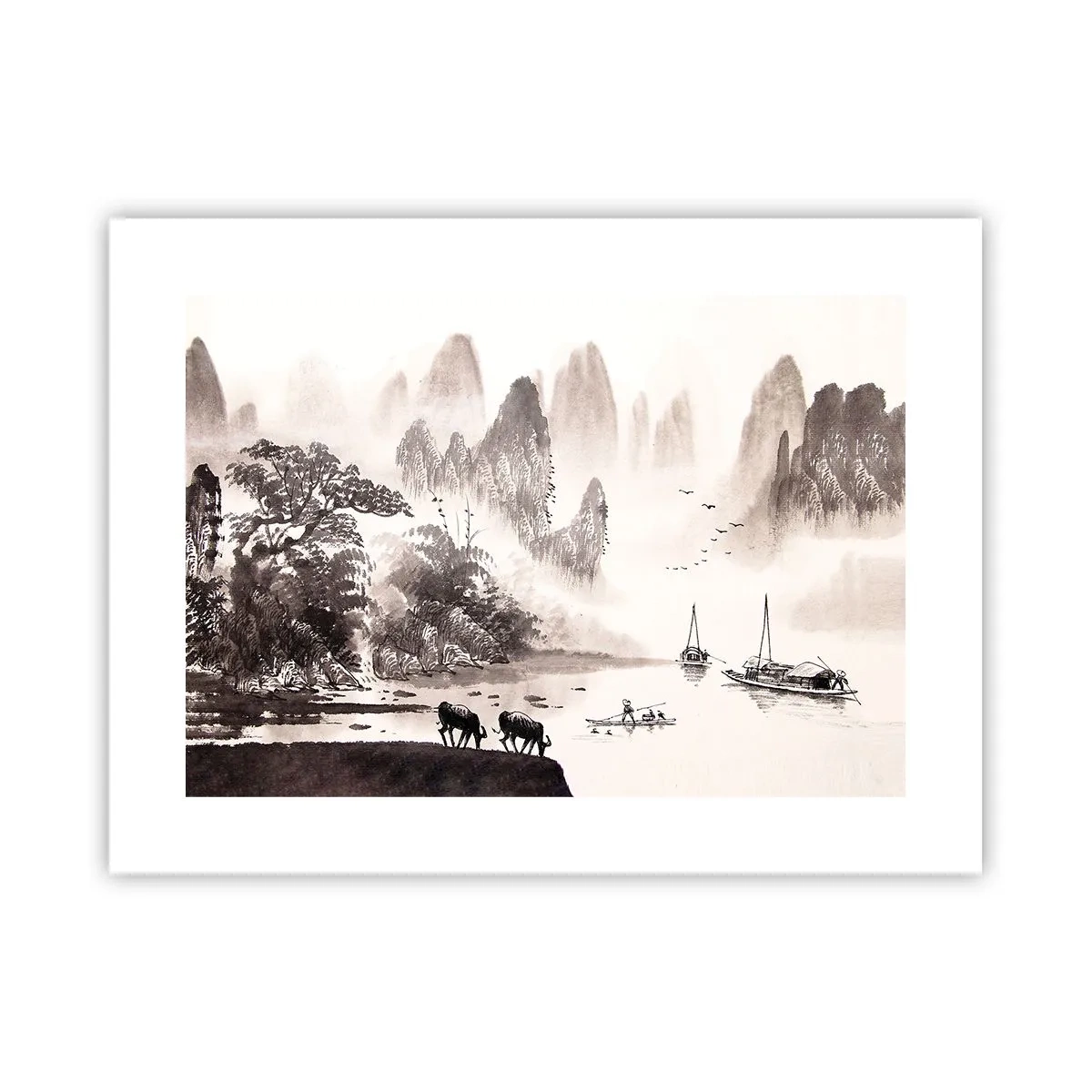 Poster - Viața exotică de zi cu zi a Estului - 40x30 cm