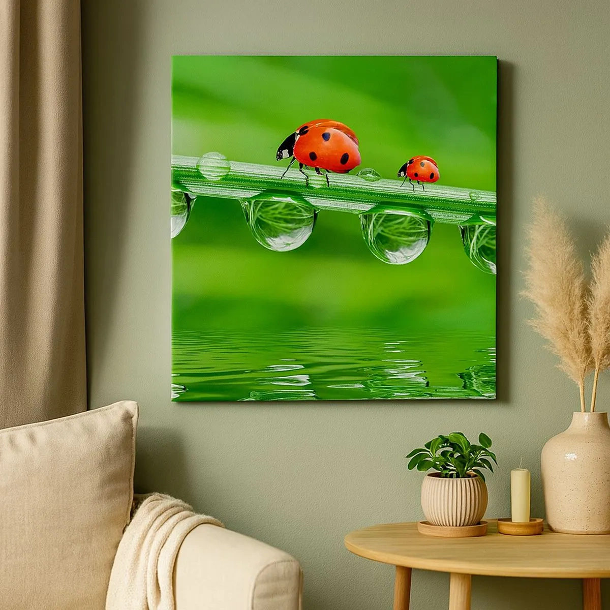 Tablou pe pânză - Pe drum toată vara - 30x30 cm