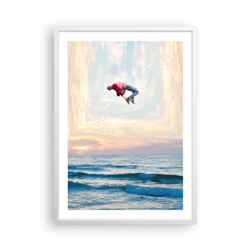 Poster în ramă albă - Spre o altă dimensiune - 50x70 cm