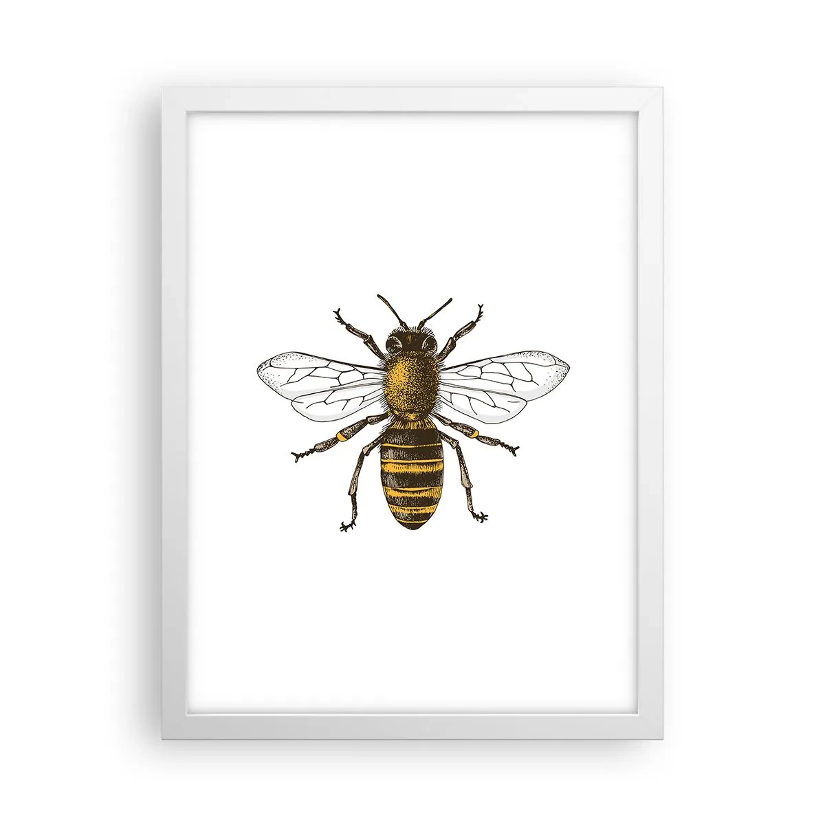 Poster în ramă albă - Frumoasă și bună - 30x40 cm