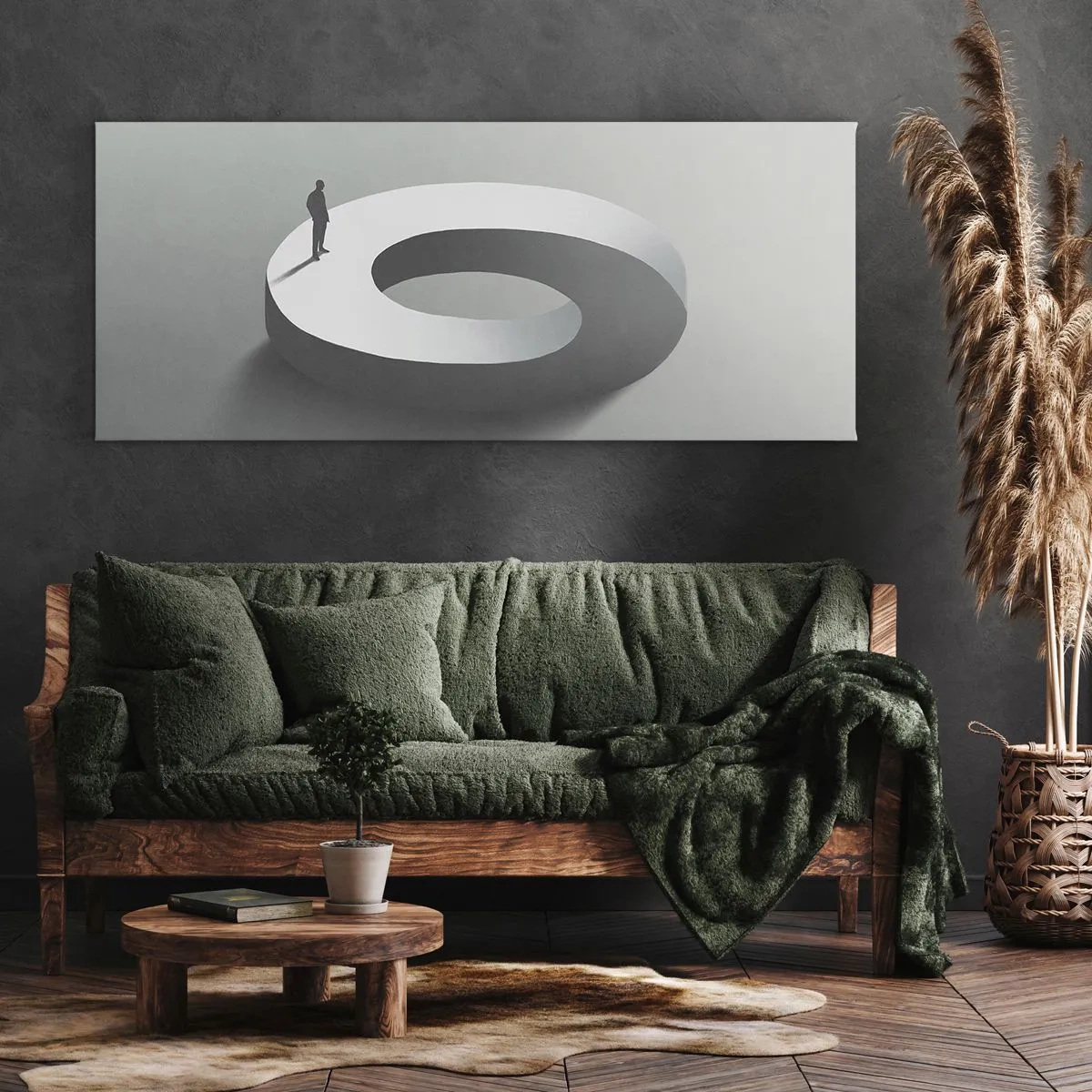 Tablou pe pânză - Înțelegi ceva? - 100x40 cm