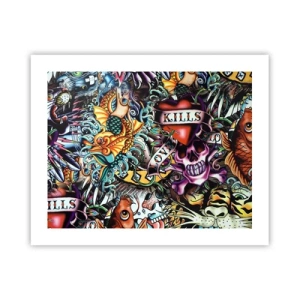 Poster - Visul unui artist tatuator - 50x40 cm