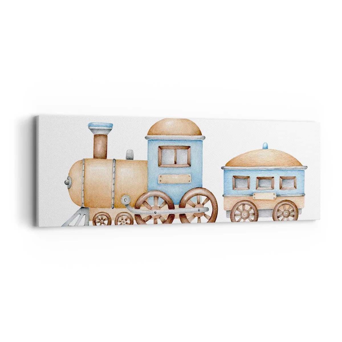 Tablou pe pânză - Trenulețul din copilărie - 90x30 cm