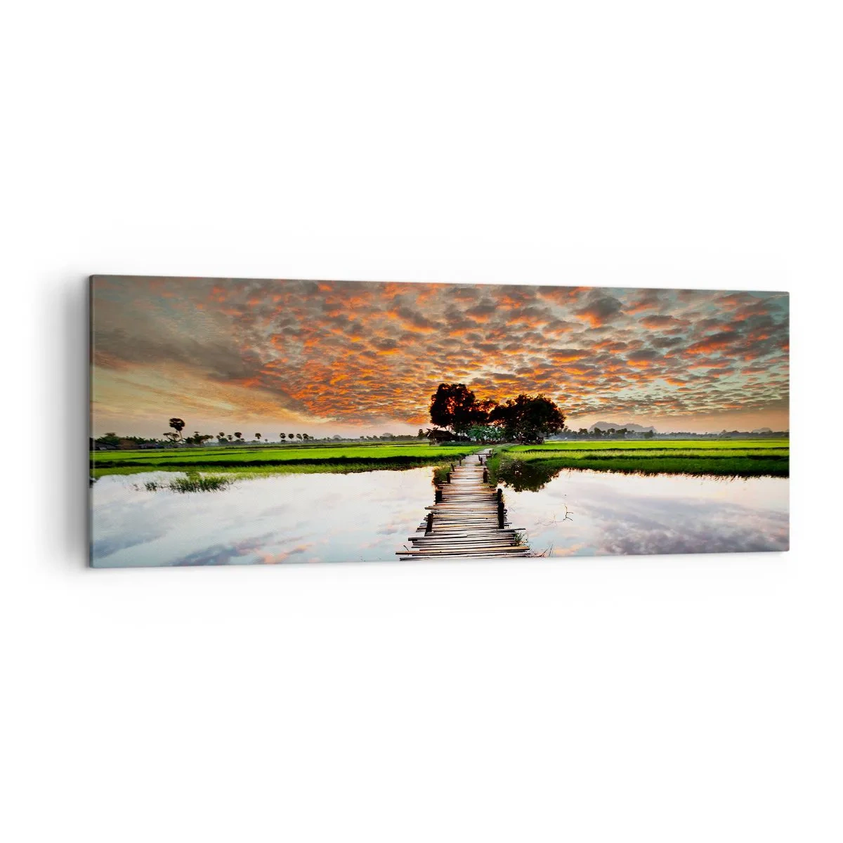 Tablou pe pânză - Întindeți brațele - respirați - 140x50 cm