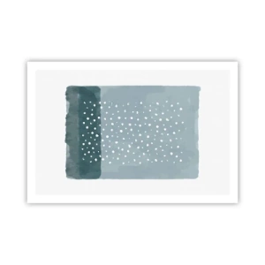 Poster - Crescute pe albastru - 91x61 cm