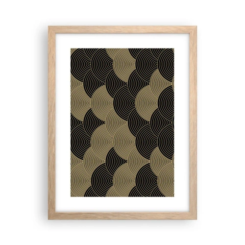 Poster în ramă de stejar deschis - Unitate în multiplicitate - 30x40 cm