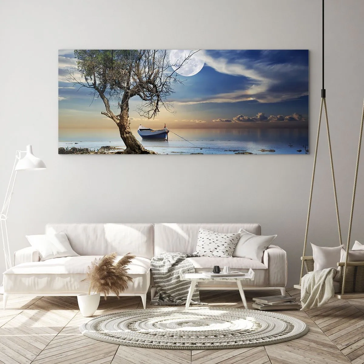 Tablou pe sticlă - Este acesta sfârșitul sau începutul? - 100x40 cm