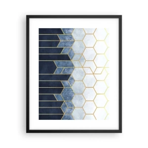 Poster în ramă neagră - Compoziție în ritm sincopat - 40x50 cm