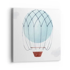 Tablou pe pânză - Complet în nori - 30x30 cm