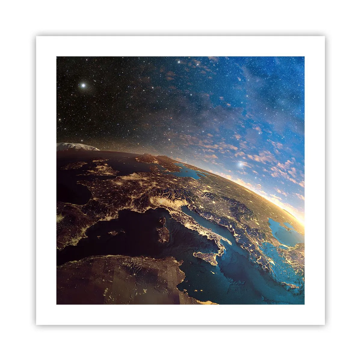 Poster - Să ne privim de la distanță - 50x50 cm