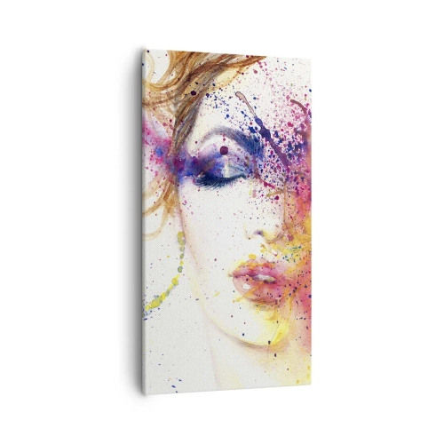 Tablou pe pânză - Amețeala curcubeului - 55x100 cm