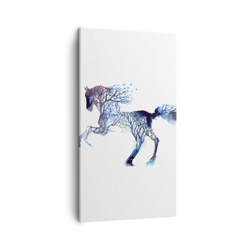 Tablou pe pânză - Și ca și cum pădurea s-ar fi mișcat - 45x80 cm