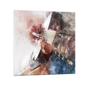 Tablou pe sticlă - Și ce părere ai? - 70x70 cm