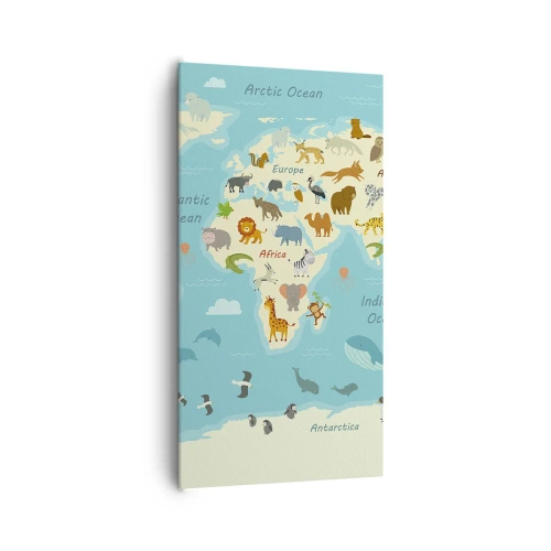 Tablou pe pânză - Vecini buni - 65x120 cm