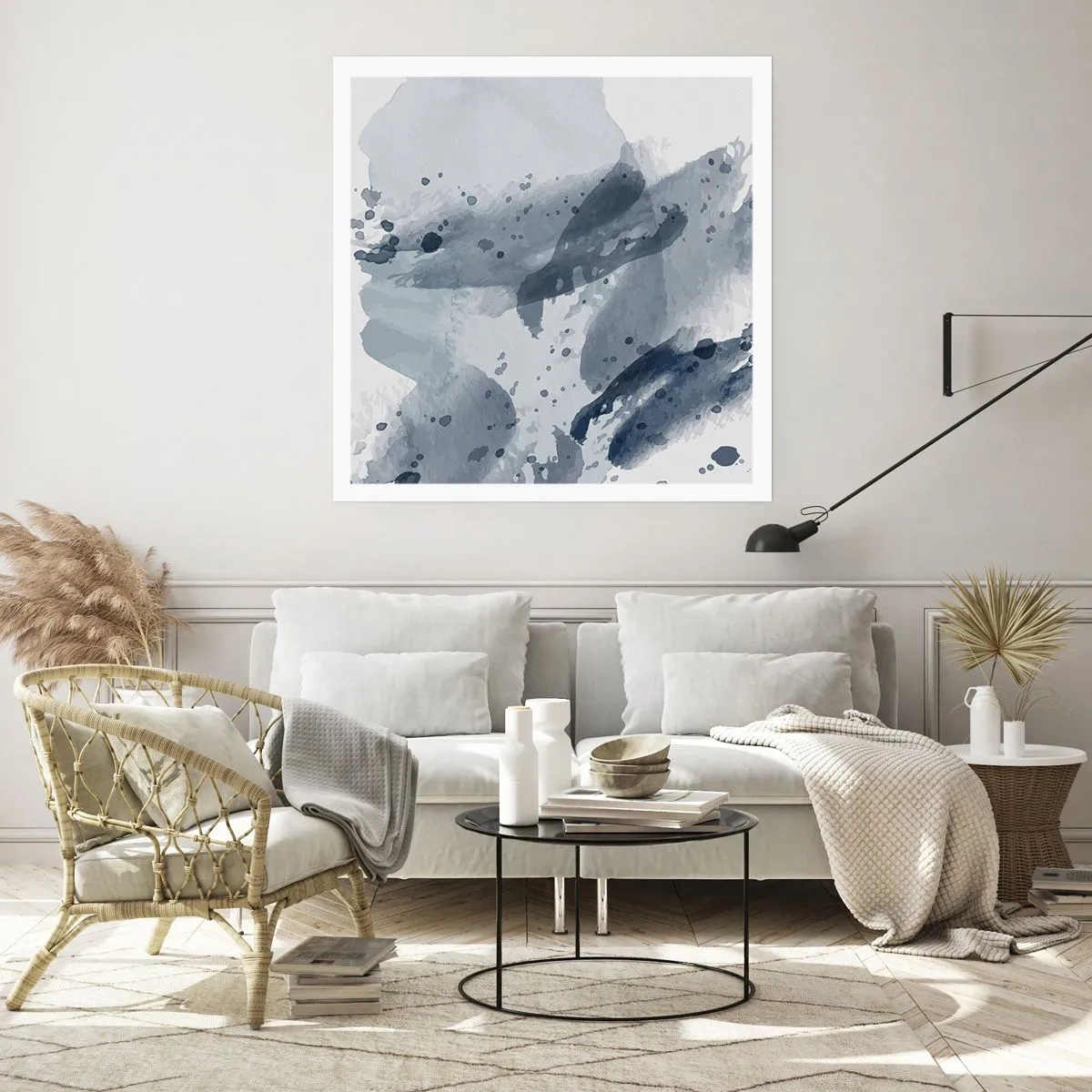 Poster - Un studiu al naturii de apă - 30x30 cm