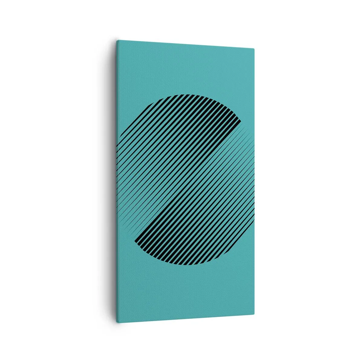 Tablou pe pânză - Cercul - o variație geometrică - 55x100 cm