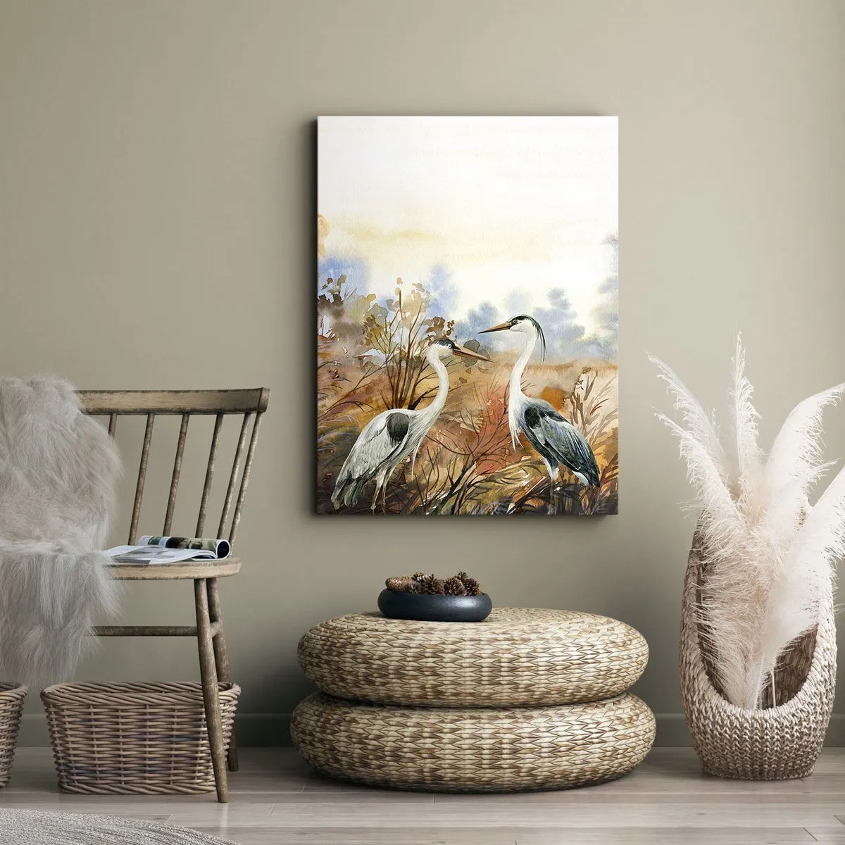 Tablou pe pânză - Încotro în toamnă? - 65x120 cm