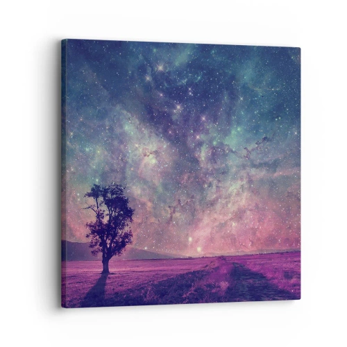 Tablou pe pânză - Sub un cer magic - 30x30 cm