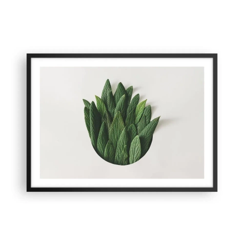 Poster în ramă neagră - Curiozitatea nestăvilită - 70x50 cm