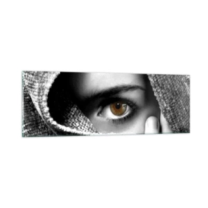 Tablou pe sticlă - Află secretul - 90x30 cm