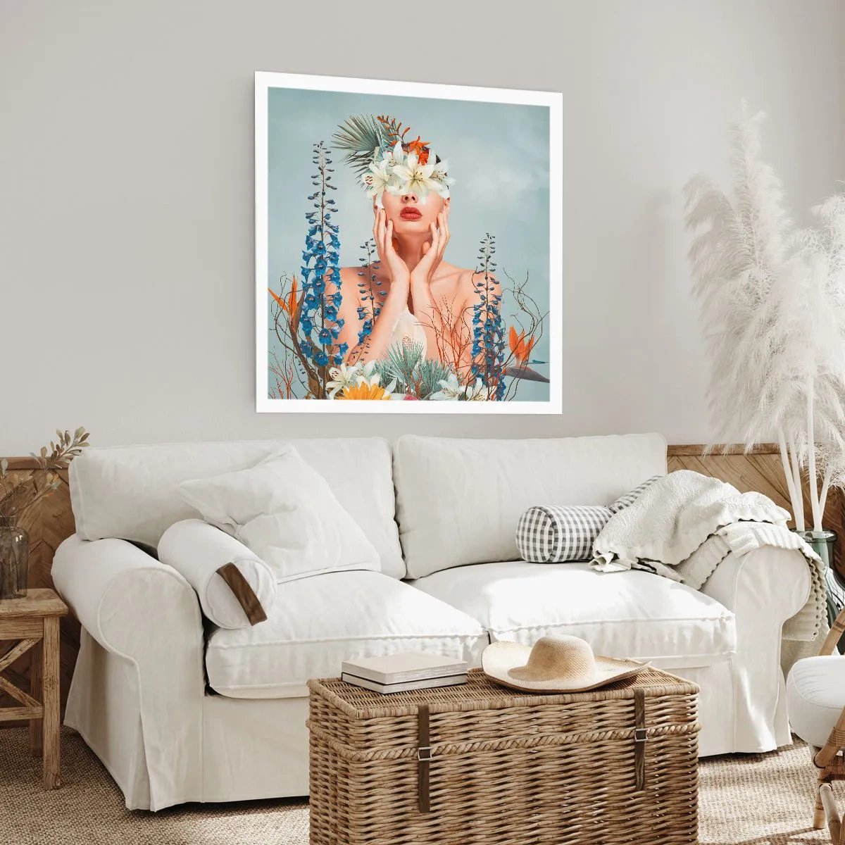 Poster - Femeia floare - 50x50 cm