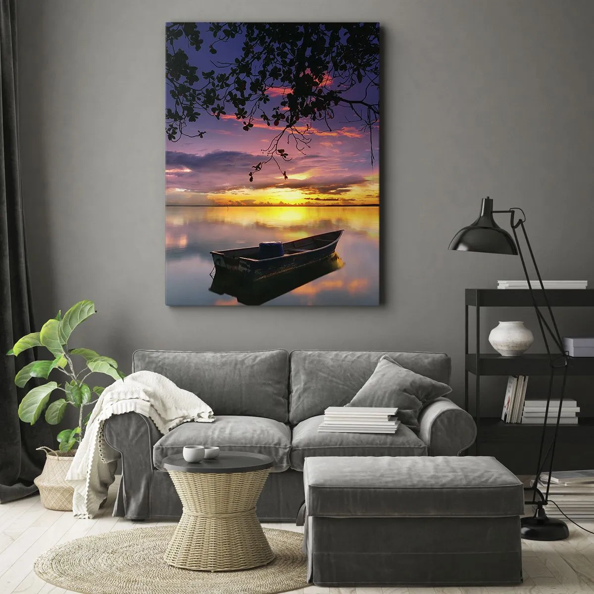 Tablou pe pânză - "Pari să plutești în mijlocul cerului...” - 50x70 cm